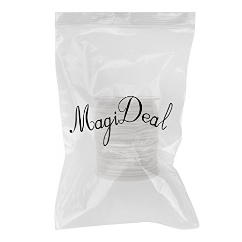 MagiDeal Kerzendocht, Flachdocht, Runddocht, Öllampendocht, Spule – 61M, Für die Herstellung von Kerzen - 2