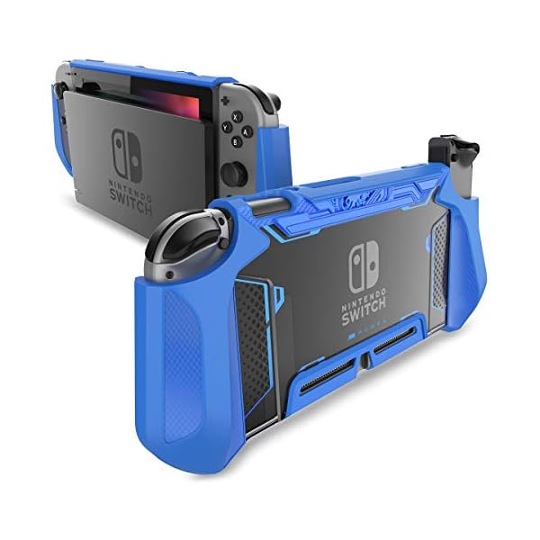 Mumba Funda acoplable para Nintendo Switch, Case Funda Protectora TPU Grip Funda de Agarre Compatible con la Consola de…