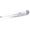 Beurer FT9 Termometro digitale e per corpo, resistente all'acqua, display LCD con campo di misura +/- , 1 ºC, segnale acustic