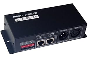 NUTBRO 3CH Relay Controller DMX512 Decoder DMX512 DMX 512 Relay Swicth AC110/220V
