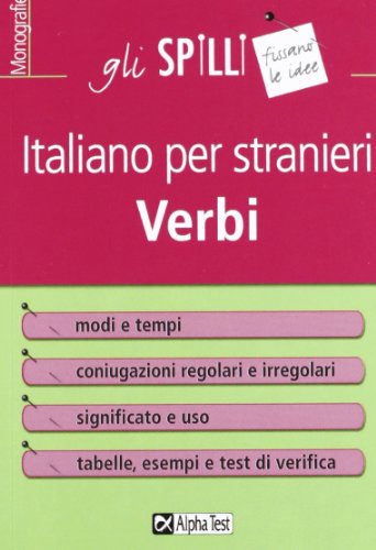 Italiano per stranieri. Verbi libro
