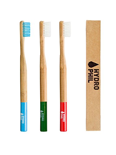 Hydrophil Bambus Zahnbürstensparset Härtegrad - Medium