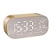 Produktbild TOOGOO S2 Bluetooth Wireless Mini Alarm Spiegel kleine Stereo Computer Auto Subwoofer kreative Nacht Lautsprecher Gold