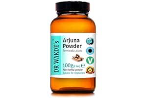 DR WAKDE'S® Arjuna Pulver (Terminalia arjuna) - 100g (3.5oz) I 100% Kräuter I Ayurvedische Nahrungsergänzung I KOSTENLOSER VERSAND auf mehrere I Mengenrabatt I Versand am selben Tag