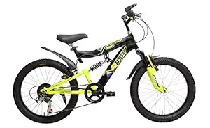 BSA Cybot Multi Speed Bicycle with Dual Shocker for Kids (Age 7 to 9 Years)