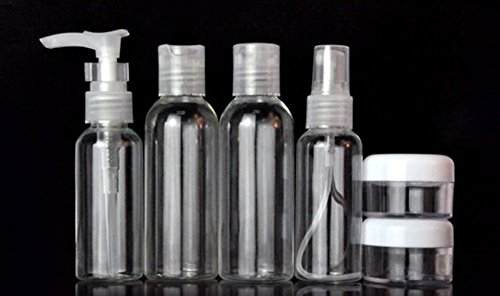 MEISHINE® Professional 6 in 1 Travel Bottle Set Reise Flaschen Set mit Tasche - 6