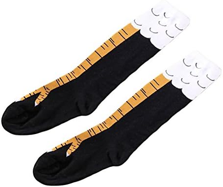 Women's Fashion Creative Chicken Under Knee Stovepipe Socks Toe Feet Socks