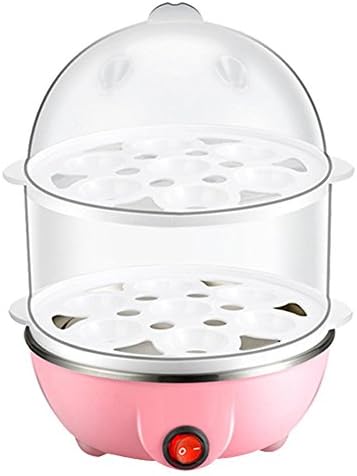 WangWtry Egg Cooker Electric, Egg Maker, Egg Boiler, New Double Layer Multifunctional Egg Cooker with Stainless Steel Auto Shut Off Feature