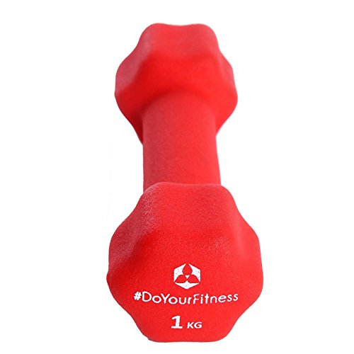 Hanteln mit rutschfester Neoprenoberfläche 0,5kg, 0,75kg, 1kg, 1,5kg, 2kg, 3kg & 4kg – ideal für Aerobic & leichtes Fitnesstraining »Lire« Kurzhanteln in verschiedenen Gewichts- und Farbvarianten / Hantelset aus 100% Stahlguss (Eisen) – Die Gewichte bzw. das Kurzhantel-Set eignen sich für Kraftsport, Fitnesstraining, Aerobic, Rehasport, Physiotraining, Gymnastik & Heimtraining. Das Hantelpaar ist griffig, resistenz gegen Feuchtigkeit und Schweiß – natürlich einfach zu reinigen & kein Wegrollen - 2