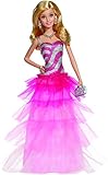 Ab 3 Jahren Mattel Barbie BFW18 - Pink und Fabulous Barbie im Ombre Layer-Look, Puppe