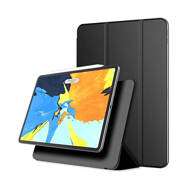 JETech Funda Magnética iPad Pro 11 Pulgadas (2020/2018 Modelo), Soporte de Apple Pencil 2ª generación de Carga…