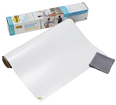 Post-It - Tableau Blanc en Rouleau 91,4 cm x 1,219 m