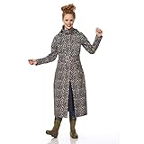  HappyRainyDays Langer Regenmantel Mara Cheetah Midnight/Ginger, Size M (Grun)
