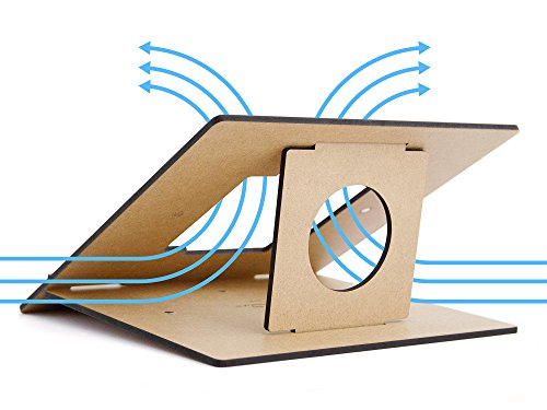 Hüllen mit Ständer, Ultra Portable Notebook Riser Stand für MacBook und PC - 5