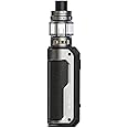 JJA Fortis Kit 80W For Smok, 0.96-Inch TFT Color Display, Type-C Fast Charging, Single 18650/21700 Battery (Not Included), Easy To Grip And Non-Slip, 2ML Cartridge No Nicotine, (Silver)
