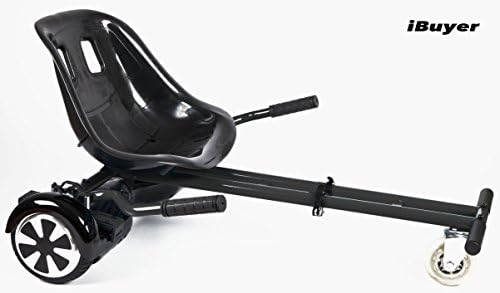 Self Balancing Hoverkart Pro Go Cart Adjustable All Sizes for 6.5" 8" 10" Self Balancing Scooter (Black)