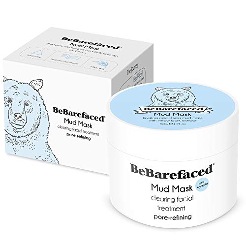 BeBarefacd Mascarilla Facial - Natural de Barro del Mar Muerto