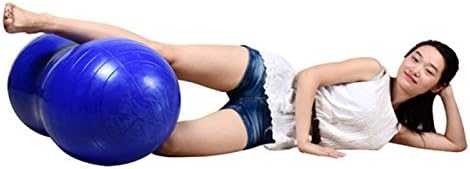 Akimgo(TM) New PVC Peanut Shape Bosu Ball Fitness Yoga Exercise Workout Ball Therapy Pilates Yoga Fitness