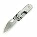 Produktbild AUBEY Messer Klein Mini Klappmesser EDC Taschenmesser Folder Pocket Knife Outdoor Survival, Stonewash, 6 cm Klinge (Silber)