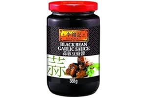 YIJIA | Salsa de Ajo y Frijoles Negros 368g LKK - Salsa condimento delicioso y versátil