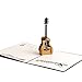 Produktbild Guitar 3D Pop Up Greeting Card Handmade Gift Card for Birthday Wedding