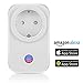 Produktbild Smart Steckdose,Mopoin WLAN Steckdose Smart Wifi Steckdosen Intelligente Smart Funksteckdose Kompatible mit Amazon Alexa (Echo und Echo Dot) und Google Home App Steuerung für IOS und Android