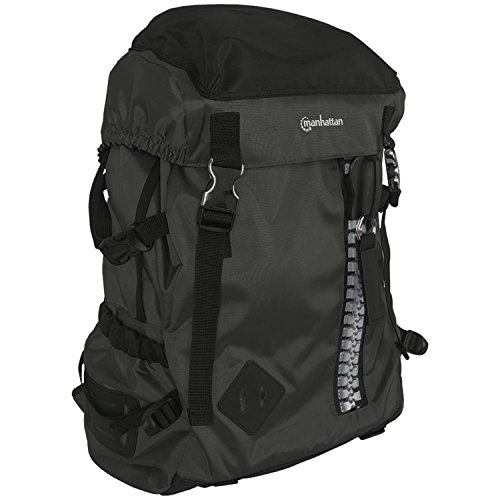 Preisvergleich Produktbild Manhattan Zippack Notebookrucksack Für Laptops bis 15 6" 439664 schwarz