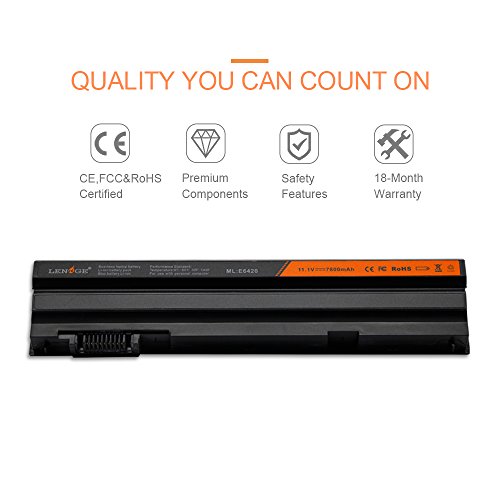 LENOGE Hochleistung Li-ion Akku Ersatz Laptop Batterie 11.1V 7800mAh Für DELL Latitude E6420 E5530 E5520m E5520 E5420 E5420N-Series E5430 E5530 E6420 E6420N-Series E6430 E6430 ATGE6520 - 3
