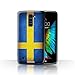 Produktbild Stuff4 Hülle / Case für LG K8/K350N/Phoenix 2 / Schweden/Schwedische Muster / Flagge Kollektion
