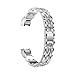 Produktbild Fitbit Alta / Fitbit Alta HR Armband, iHee 2017 NUE Edelstahl Kristall Uhrenarmband Armband für Fitbit Alta HR / Fitbit Alta (D)