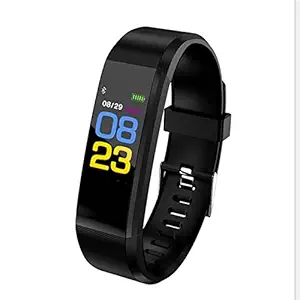 HUG PUPPY ID115 A Bluetooth Smart Fitness Band Watch for Men/Women with Heart Rate Activity Tracker