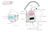 Jumper Medical JPD-100S6 Fetal Doppler, handgehaltenes Ultraschallgerät zum Hören und Überwachen der Baby-Herztöne, mit 3,0 MHz Sonde, CE, FDA, ISO Zertifizierung, mit hintergrundbeleuchtetem LCD-Display, 2 AA-Batterien, weiß-rosa Farbe. - 2