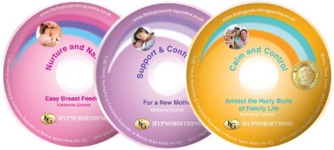 3 CD Postnatal Hypnobirthing Relaxation Collection, Support with Your New Baby.