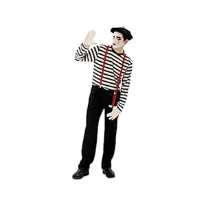 My Other Me – Disfraz de mimo hombre, M-L (Viving Costumes 200565)