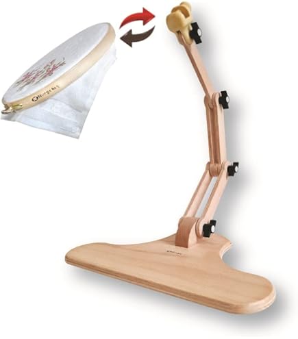 Telaio a clip in legno per tavolo - Accessori da Ricamo - La Casa Del