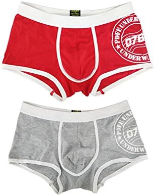 Flat underwear Pants Men Low Waist Convex Large Size Breathable Boxer Pack Of 2 , 1 , xxl