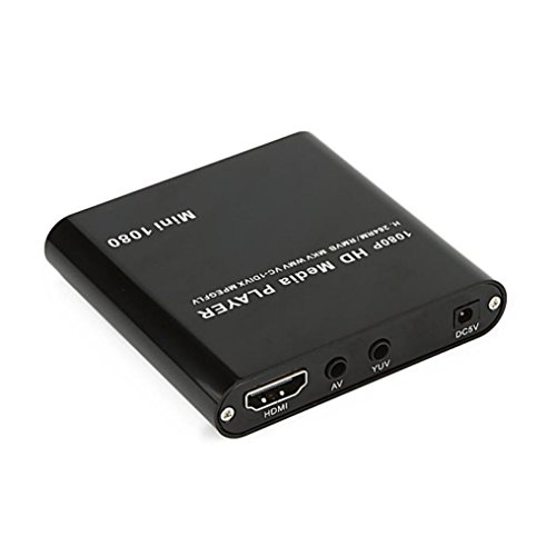 Sannysis 1080P Mini HDD Media Player MKV / H.264 / RMVB HD mit HOST USB / SD-Kartenleser - 3