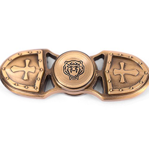 Crusader Pure Copper Hand Spinner Fidget Toy, G-Hawk Finger Spinner, Copper High Speed Up to 1-5 Mins Spins, EDC ADHD Focus Tri-spinner to Relieves Anxiety and Boredom Crusader Pure Copper Hand Spinner Fidget Toy, G-Hawk Finger Spinner, Copper High Speed Up to 1-5 Mins Spins, EDC ADHD Focus Tri-spinner to Relieves Anxiety and Boredom
