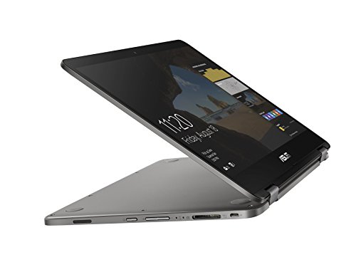 ASUS VivoBook Flip TP401CA-BZ032T 14-Inch 360 Degree Touchscreen Laptop  Grey  -  Intel Core M3-7Y30  8 GB RAM  128 GB SSD  Windows 10 