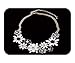 Produktbild Ntpclsuits Doormat golden Necklace with Diamonds on Black Background