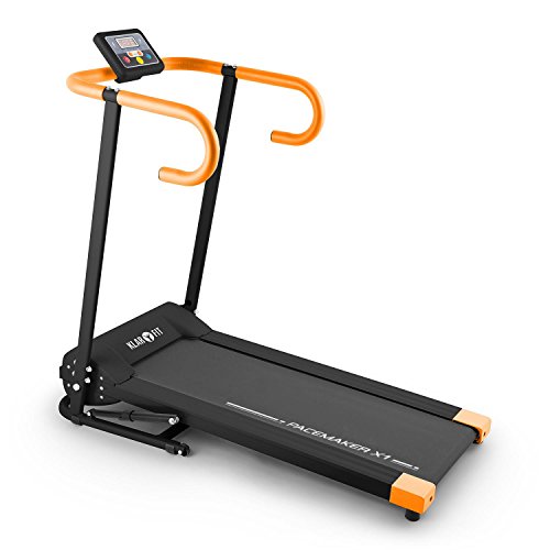 Klarfit Pacemaker X1 Laufband Heimtrainer (500 Watt, 10 km/h, Trainingscomputer, LCD-Display, zusammenklappbar) - 5