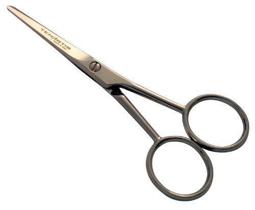 Tenartis 166 4.5" Beard & Moustache Scissors - Made in Italy