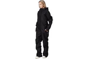 HOTIAN Damen Schneeanzug, Damen Einteiler Skioverall Wasserdicht Winddicht Winter Warme Einteiliger Skioverall,für Wandern Klettern Isoliertes Snowboarden