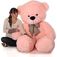 Vaishno Teddy Bear 4 Feet for Girls Soft Plush Stuffed Toys, Huggable and Lovable Teddy Bear Gift for Birthday Kids, Girls, Wife, Girlfriend, Valentine's, Anniversary (Pink)