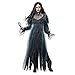 Produktbild Cosplay Kostüm Halloween Kostüm Horror Geist Braut Zombie Frauen Halloween Vintage Hexe Langarm Maxi Kleid Frauen Halloween Horror Ghost Bride Zombie Blutiger Vampir Teufel Kostüm Bar Party Stage