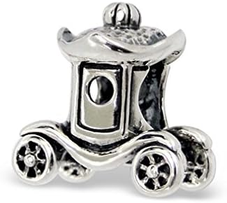 Liara - Chariot Plain Beads 925 Sterling Silver. Polished And Nickel Free