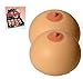 Produktbild Busen Knetball im Doppelpack - BOOBS - die "zarte" Brust zum Drücken 7cm Durchmesser Silikon