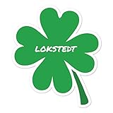 Längste Seite: 10cm JOllify Aufkleber - LOKSTEDT - Farbe: Design: Kleeblatt