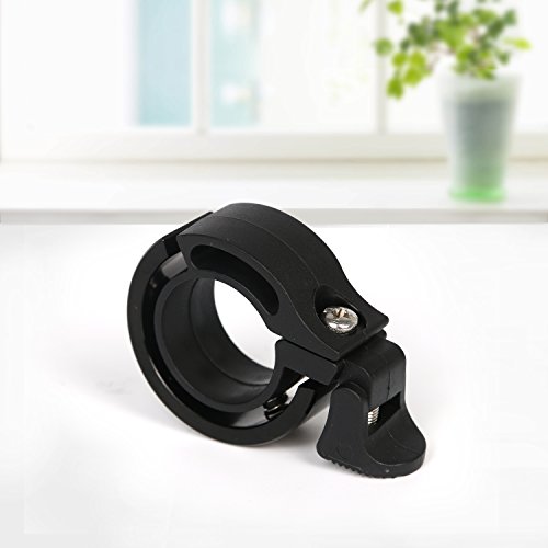 TWOOC Genuine Classic Mountainbike Fahrradklingeln Q Stealth Unisex Erwachsene, 2 Farbe (schwarz und Silber) - 5