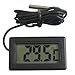 Produktbild Ji Yun Thermometer, Mini-LCD-Digital-Thermometer für Kühl- und Gefrierkombination, Einsatzgröße: 46 mm x 26,6 mm, Kabellänge 1 m